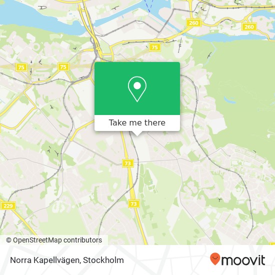 Norra Kapellvägen map