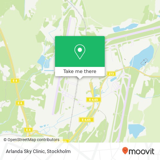 Arlanda Sky Clinic map