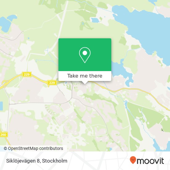 Siklöjevägen 8 map