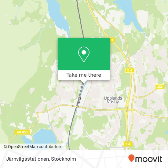 Järnvägsstationen map