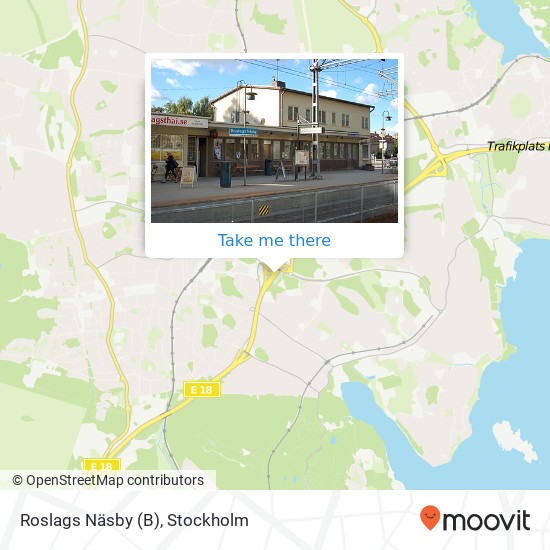 Roslags Näsby (B) map