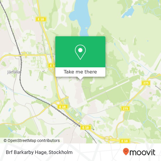 Brf Barkarby Hage map