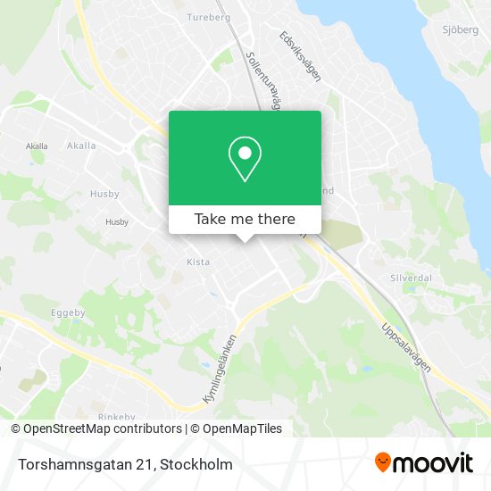 Torshamnsgatan 21 map