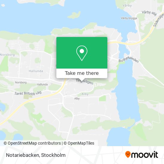 Notariebacken map