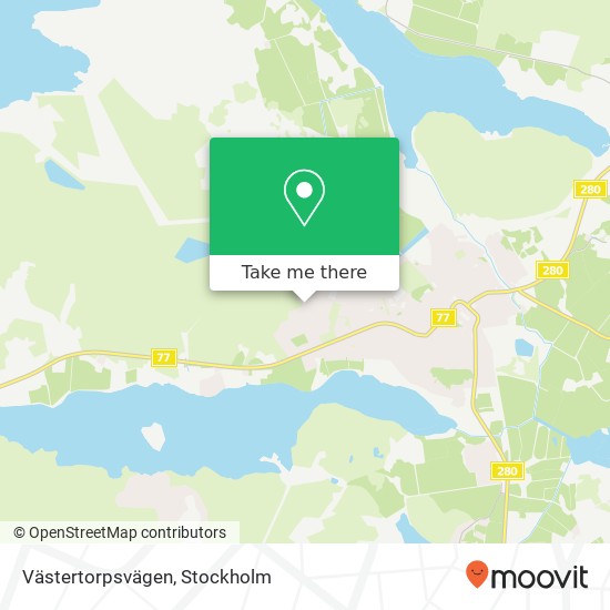 Västertorpsvägen map