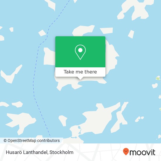 Husarö Lanthandel map