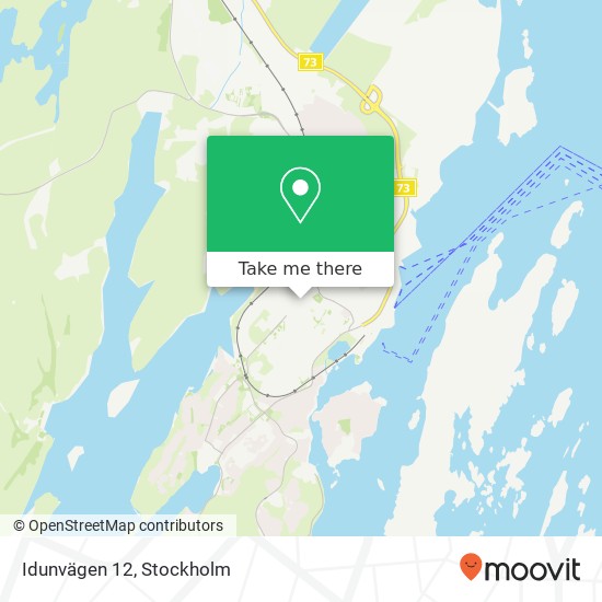 Idunvägen 12 map