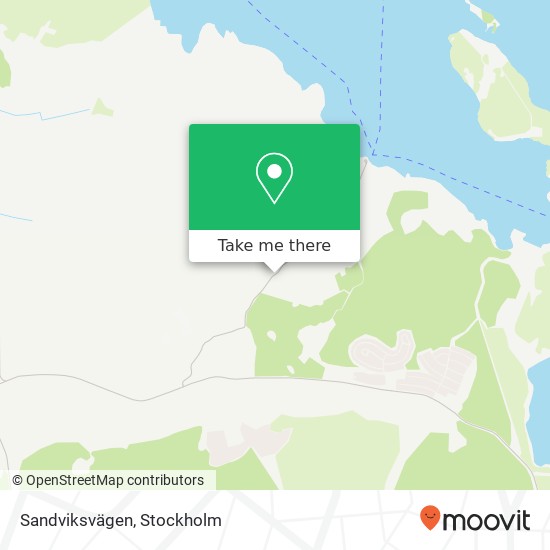 Sandviksvägen map