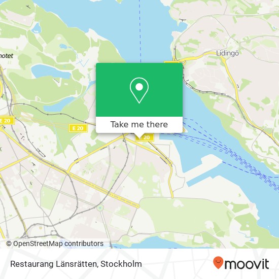 Restaurang Länsrätten map