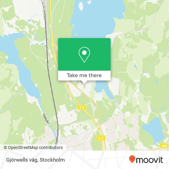 Gjörwells väg map