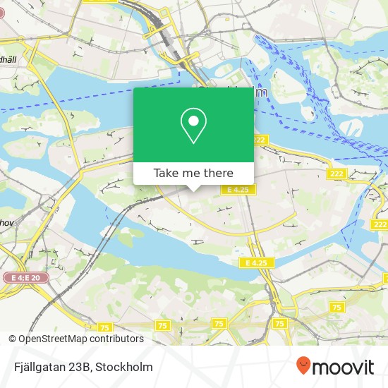 Fjällgatan 23B map