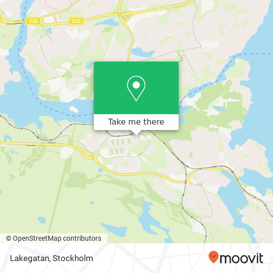 Lakegatan map