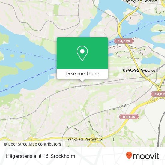 Hägerstens allé 16 map