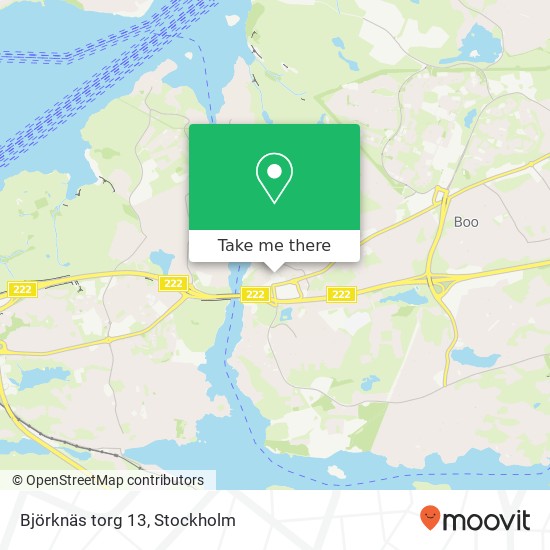 Björknäs torg 13 map