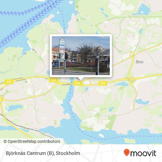 Björknäs Centrum map