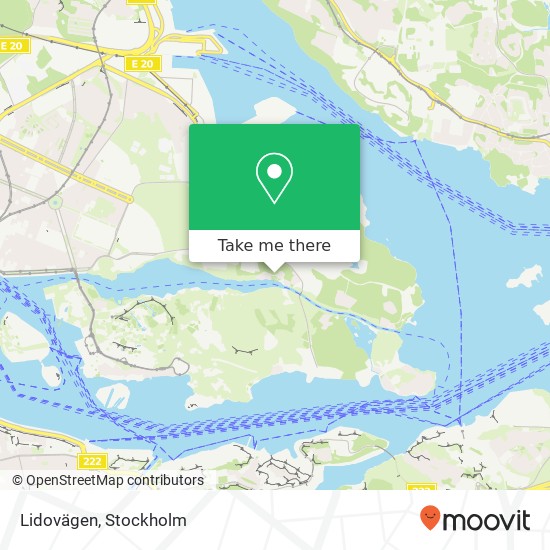 Lidovägen map