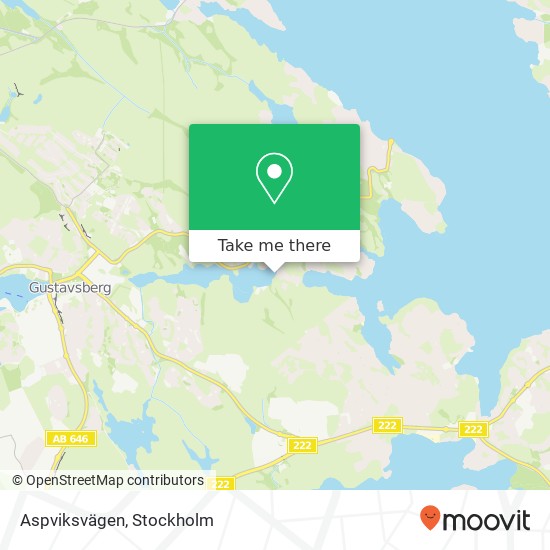 Aspviksvägen map