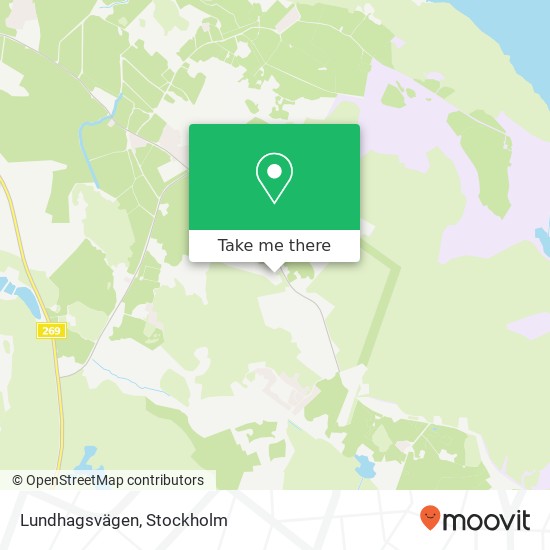 Lundhagsvägen map