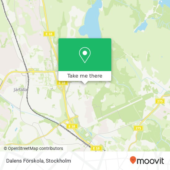 Dalens Förskola map