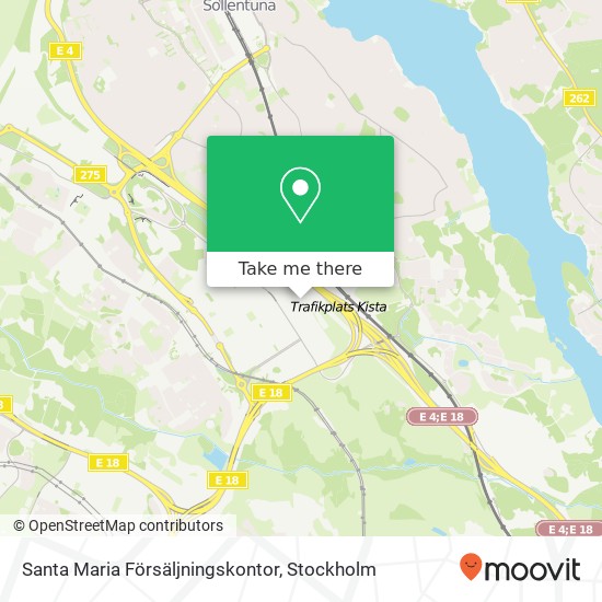 Santa Maria Försäljningskontor map