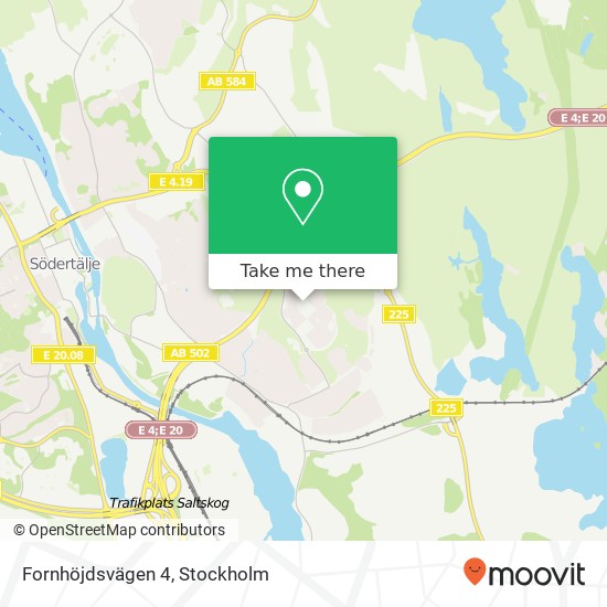 Fornhöjdsvägen 4 map