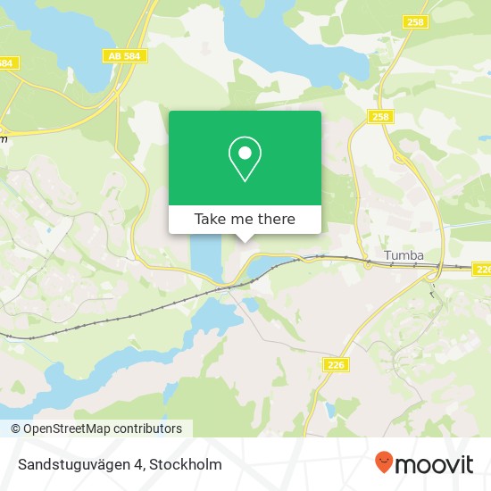 Sandstuguvägen 4 map