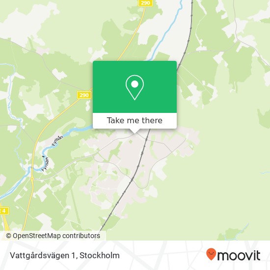 Vattgårdsvägen 1 map