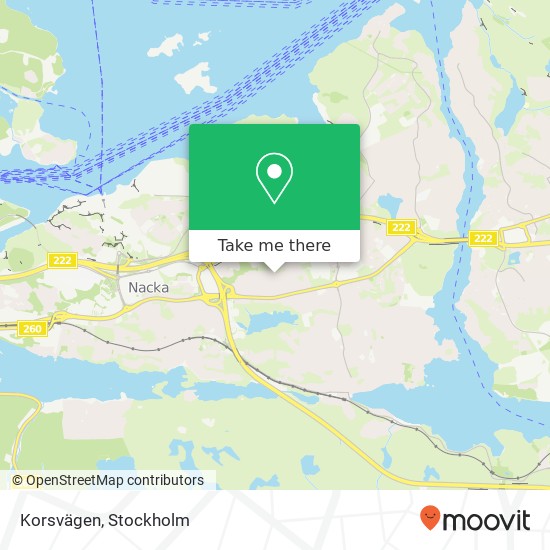 Korsvägen map