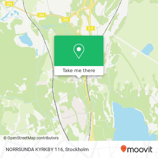 NORRSUNDA KYRKBY 116 map