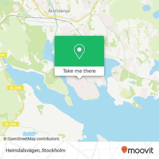 Heimdalsvägen map