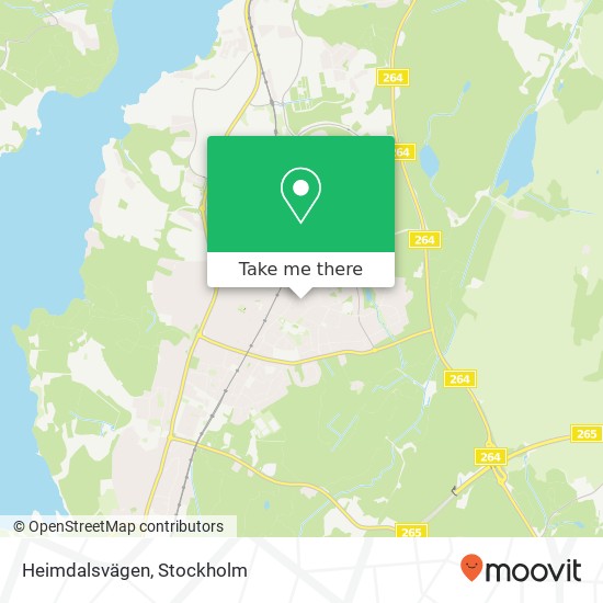 Heimdalsvägen map