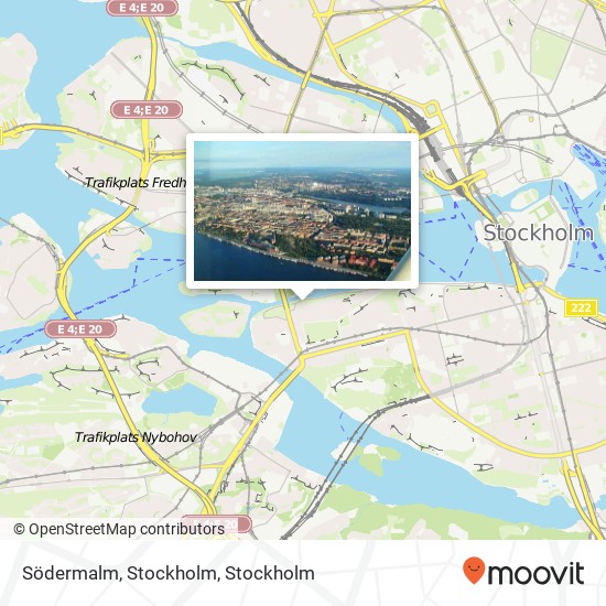 Södermalm, Stockholm map