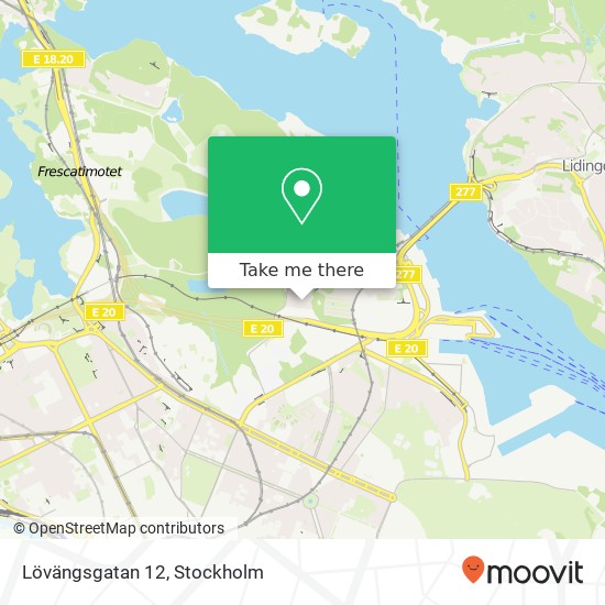 Lövängsgatan 12 map