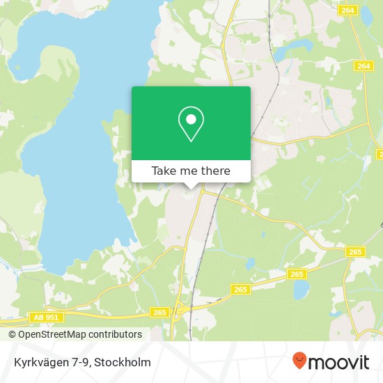 Kyrkvägen 7-9 karta