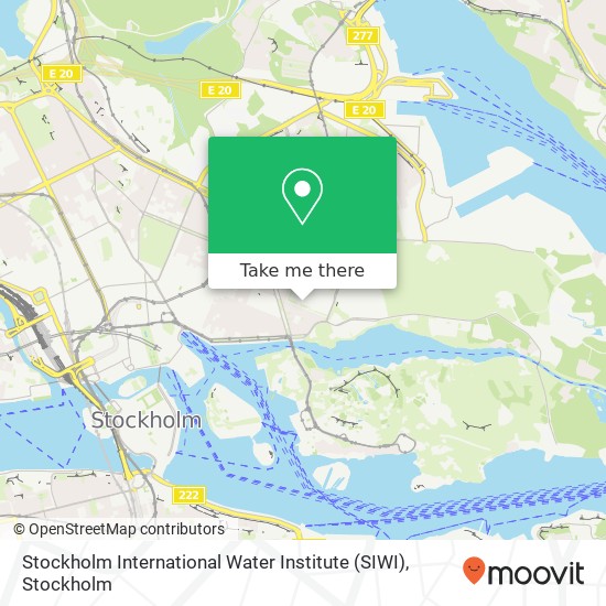 Stockholm International Water Institute (SIWI) map