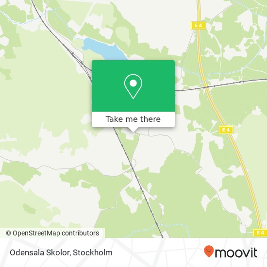 Odensala Skolor map