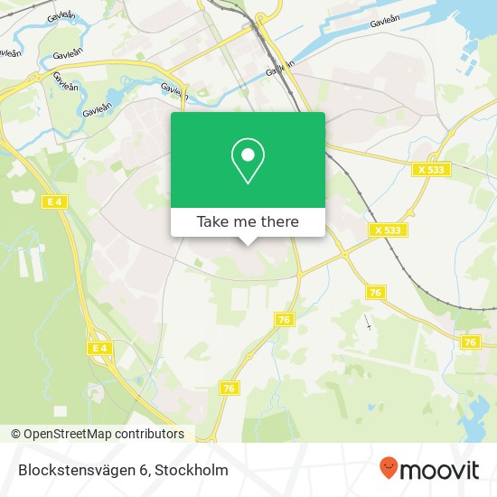 Blockstensvägen 6 map