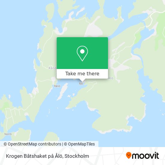 Krogen Båtshaket på Ålö map
