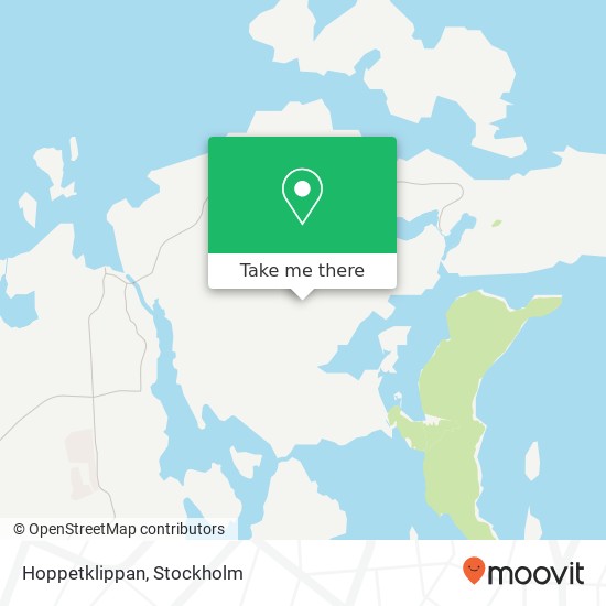 Hoppetklippan map