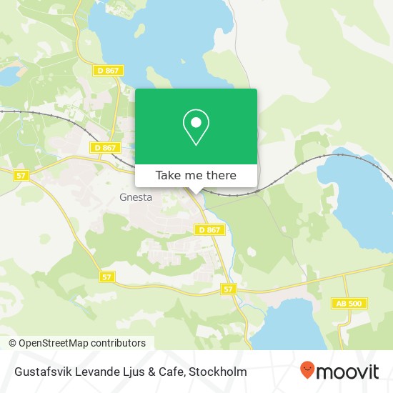 Gustafsvik Levande Ljus & Cafe map