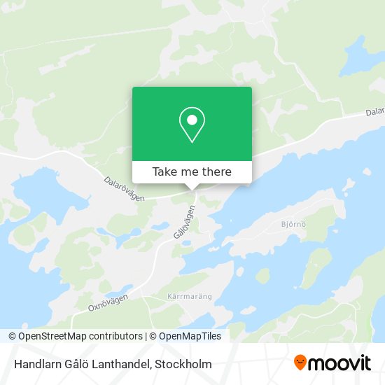 Handlarn Gålö Lanthandel map