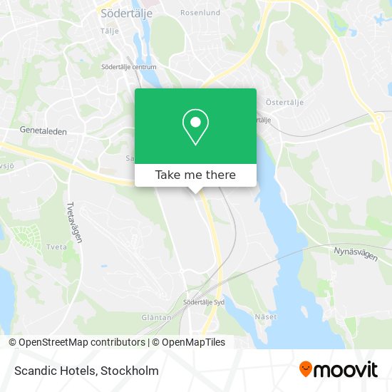 Scandic Hotels map