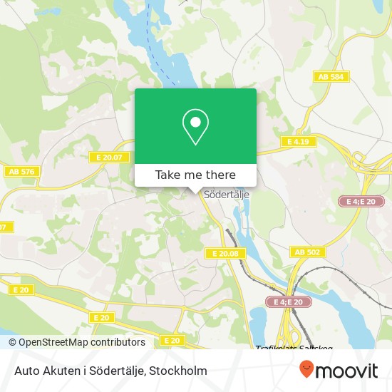 Auto Akuten i Södertälje map