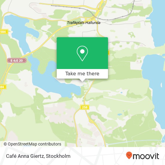 Café Anna Giertz map