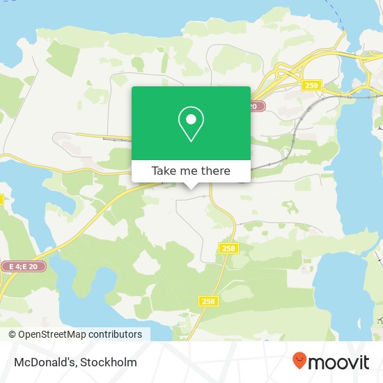 McDonald's map