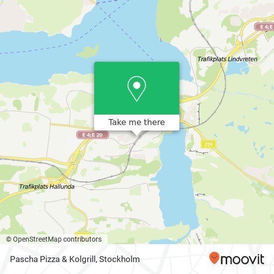 Pascha Pizza & Kolgrill map