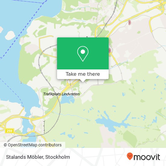 Stalands Möbler map