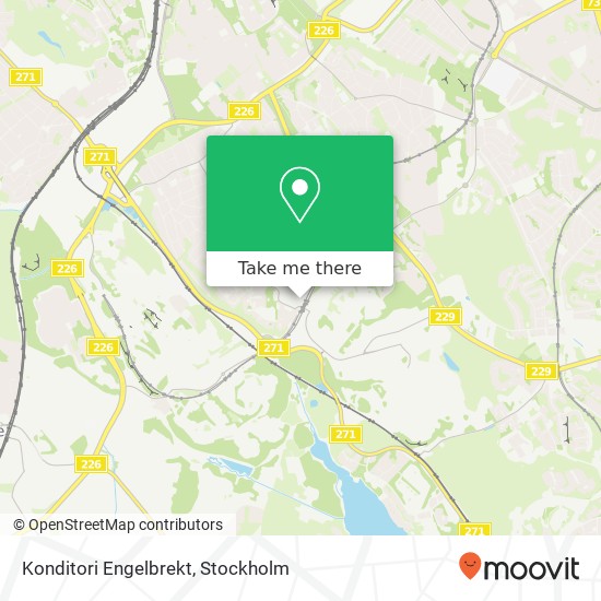 Konditori Engelbrekt map