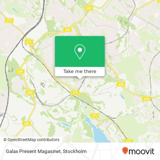 Galax Present Magasinet map