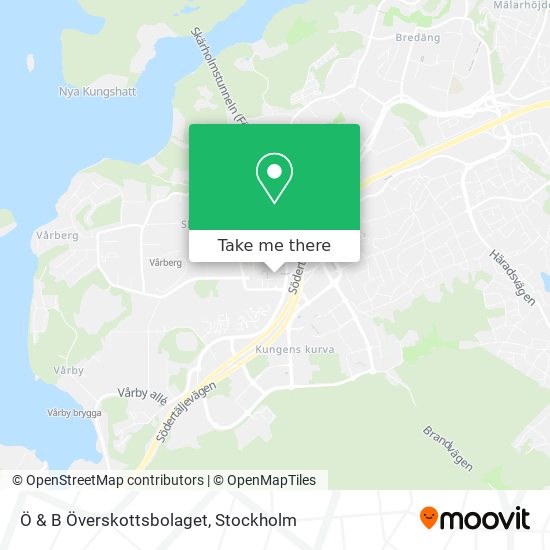 Ö & B Överskottsbolaget map